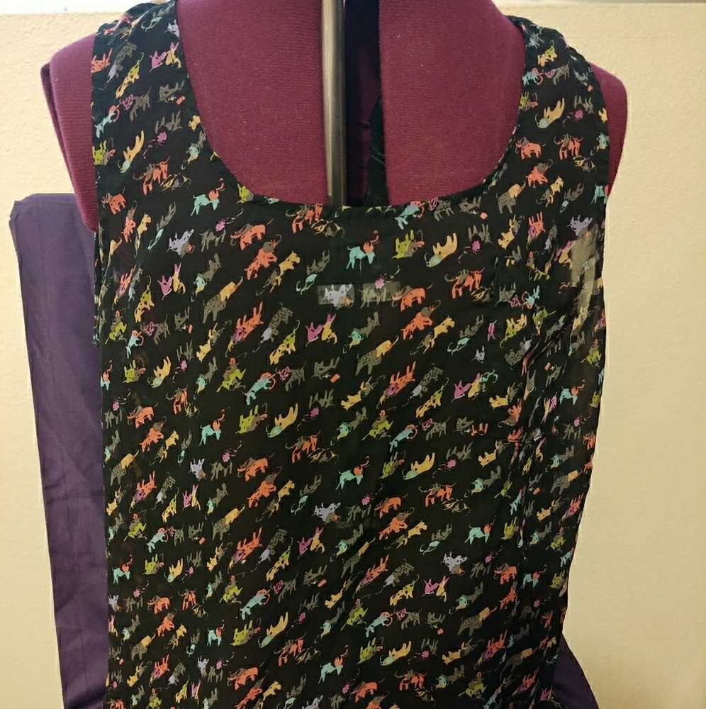 🐃Animal Tank top blouse